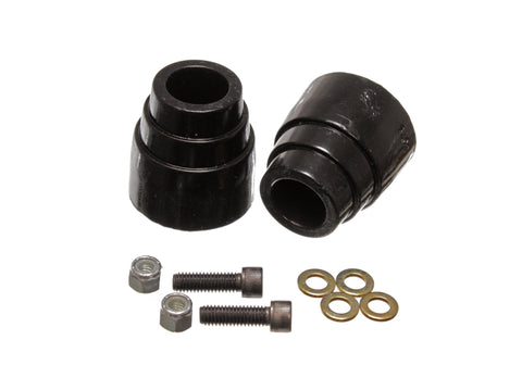 Energy Suspension 00-04 Ford Excursion 4WD Black Front Axle Bump Stop Set - 9.9156G