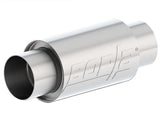 Borla 3 -1/2in In/Out x 5in Round x 8in Long XR-1 Sportsman Shorty Racing Muffler - 40004S