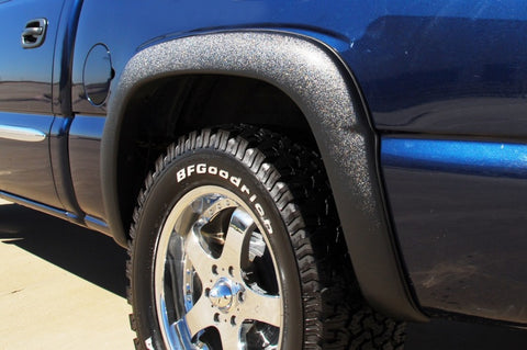 Lund 99-07 Chevy Silverado 1500 SX-Sport Style Textured Elite Series Fender Flares - Black (2 Pc.) - SX103TB