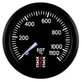 Autometer Stack 52mm 0-1100 Deg C Pro Stepper Motor Exhaust Gas Temp Gauge - Black - ST3313
