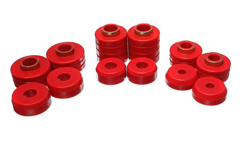 Energy Suspension Ford Ranger Cab Mount Set - Red - 4.4103R