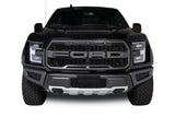 Putco 18-20 Ford F-150 Raptor - Hex Shield - Black Powder Coated Bumper Grille Inserts - 83168