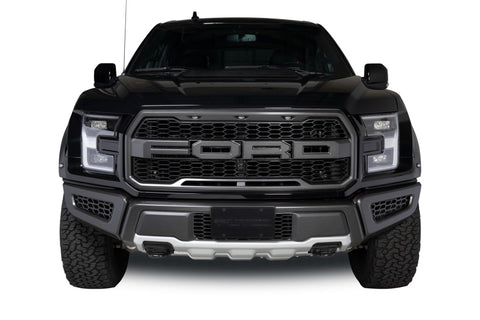 Putco 18-20 Ford F-150 Raptor - Hex Shield - Black Powder Coated Bumper Grille Inserts - 83168