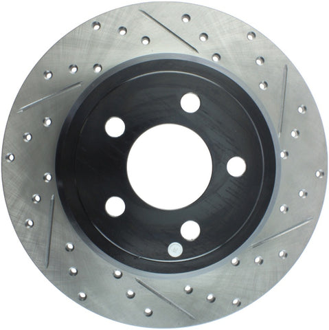 StopTech 05-13 Chrysler300/300C / 09-12 Dodge Challenger Rear Left Drilled & Slotted Rotor - 127.63060L