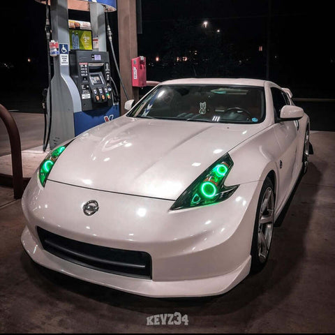 Oracle Nissan 370 Z 09-20 Dual Halo Kit - ColorSHIFT w/ BC1 Controller - 2380-335