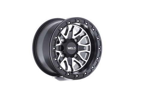 Weld UTV RF Series Raptor U501 15x10 Raptor Beadlock 4x136 5BS Satin BLK MIL - U501B0042500