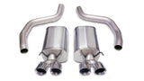 Corsa 2006-2013 Chevrolet Corvette C6 Z06 7.0L V8 Polished Sport Axle-Back Exhaust - 14164