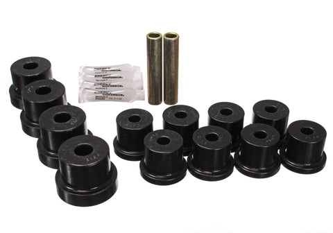 Energy Suspension 67-69 Chevrolet Corvette Black Rear Leaf Spring Bushing Set - 3.2102G