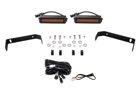 Diode Dynamics 19-21 Ford Ranger SS6 LED Lightbar Kit - Amber Driving - DD6594