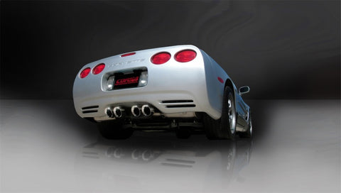 Corsa 1997-2004 Chevrolet Corvette C5 Z06 5.7L V8 Polished Sport Axle-Back Exhaust - 14111