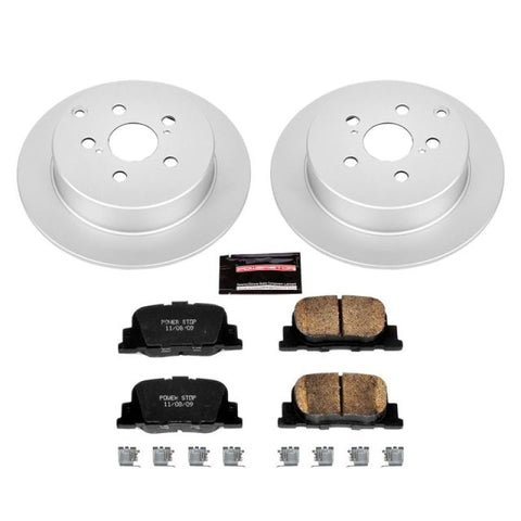Power Stop 05-10 Scion tC Rear Z17 Evolution Geomet Coated Brake Kit - CRK2319