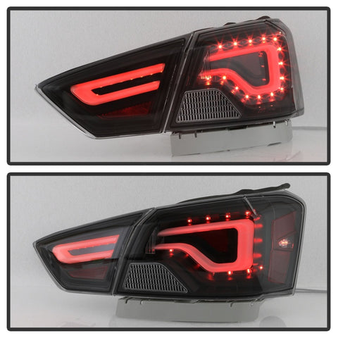 xTune 14-18 Chevy Impala (Excl 14-16 Limited) LED Tail Lights - Black Smoke (ALT-JH-CIM14-LBLED-BSM) - 9042164