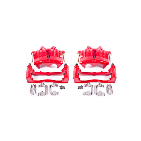 Power Stop 04-05 Buick Rainier Front Red Calipers w/Brackets - Pair - S4798A