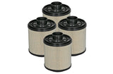 aFe Pro GUARD D2 Fuel Filter 11-17 Ford Diesel Trucks V8 6.7L (td) (4 Pack) - 44-FF014E-MB