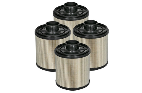 aFe Pro GUARD D2 Fuel Filter 11-17 Ford Diesel Trucks V8 6.7L (td) (4 Pack) - 44-FF014E-MB