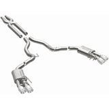 MagnaFlow SYS Cat-Back 2018 Ford Mustang GT 5.0L Competition Dual Exit Polished 4in Tips - 19368