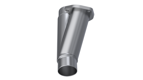 QTP 2.25in Weld-On QTEC Exhaust Cutout Y-Pipe - 10225