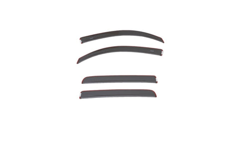 AVS 20-22 Toyota Tacoma Double Cab Low Profile Color Match Ventvisors 4pc - Magnetic Grey Metallic - 994036-1G3