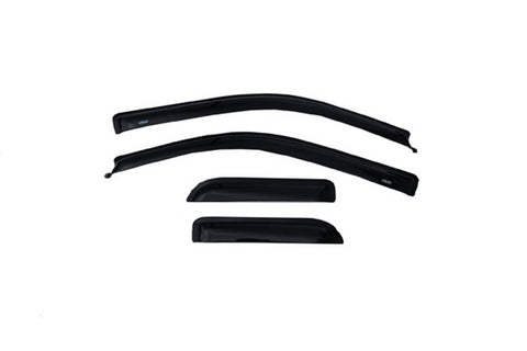 AVS 04-14 Ford F-150 Supercab Ventvisor Outside Mount Window Deflectors 4pc - Smoke - 94738