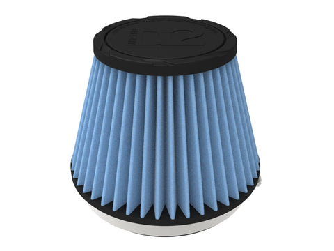 aFe POWER Universal Clamp-On Air Filter w/ D2 Dura-Dry Media - 5.5in F x 7in B x 4.75in T x 5in H - 21-55505V
