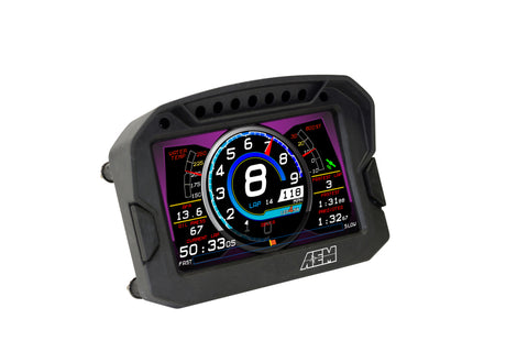 AEM CD-5G Carbon Digital Dash Display w/ Interal 10Hz GPS & Antenna - 30-5602