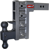 Gen-Y Mega Duty 2.5in Shank 9in Drop 3K TW 21K Hitch w/GH-061 Dual-Ball/GH-062 Pintle Lock - GH-624
