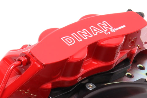 Dinan 06-06 BMW 325i Rear Brake Kit - Red Calipers - Drilled - D290-0909-RD