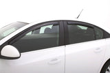 AVS 11-15 Chevy Cruze Ventvisor In-Channel Front & Rear Window Deflectors 4pc - Smoke - 194611