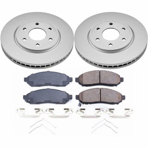 Power Stop 2019 Nissan Frontier Front Z17 Evolution Geomet Coated Brake Kit - CRK8324