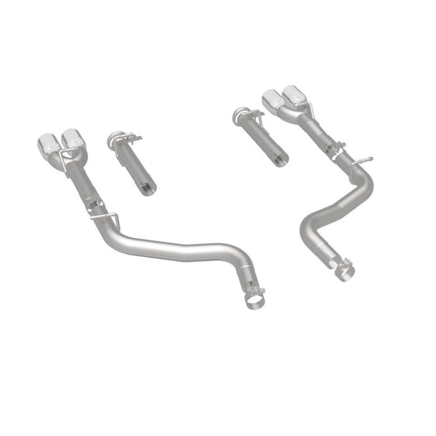 MagnaFlow Axle-Back, SS, 2.5in, Quad Split Rear 3.5in Tip 2015 Dodge Challenger R/T 5.7L - 19210