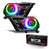Oracle 10-14 Ford Mustang HL (Non-HID) - ColorSHIFT w/ BC1 Controller - 7050-335