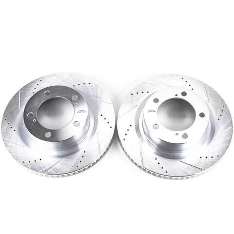 Power Stop 16-19 Lexus LX570 Front Evolution Drilled & Slotted Rotors - Pair - JBR1309XPR