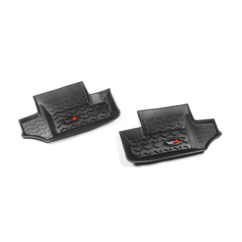 Rugged Ridge Floor Liner Rear Black 2007-2018 Jeep Wrangler JK 2 Dr - 12950.02