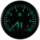 Autometer Stack 52mm 0-7 Bar M10 Male Pro-Control Oil Pressure Gauge - Black - ST3501