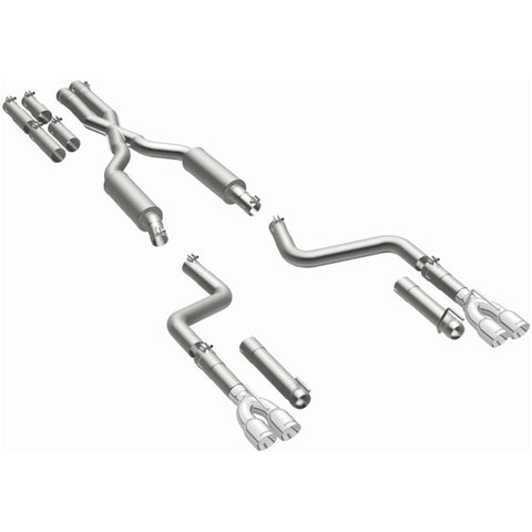 MagnaFlow 2017+ Dodge Challenger 409 SS Polished 3in Quad Tips Cat-Back Exhaust - 19367