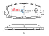 DBA 11-17 Lexus CT200h B Type Front SSEV Street Series Brake Pads - DB2159SSEV