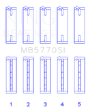 King Engine Bearings Nissan Vk45Dd/E/Vk50Ve/Vk56DE/Vd (Size +0.25mm) Main Bearing Set - MB5770SI0.25