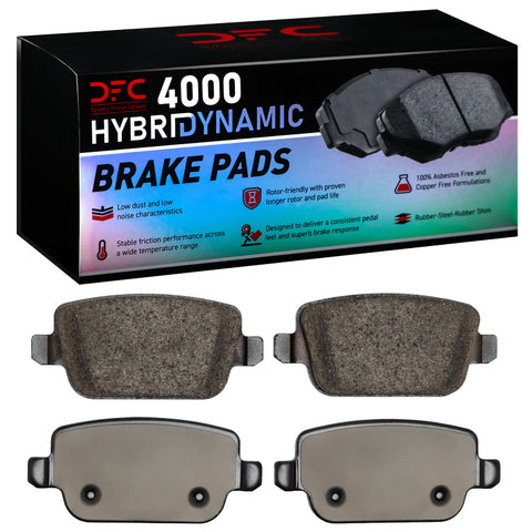 DFC 07-12 Volvo S80 Rear 4000 Hybridynamic Brake Pads - 4000-1314-00