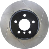 StopTech Sport 14-15 BMW 435i Rear Left Slotted Brake Rotor - 126.34147SL