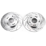 Power Stop 11-15 Honda CR-Z Rear Evolution Drilled & Slotted Rotors - Pair - JBR1385XPR