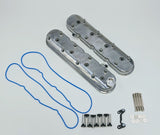 Granatelli 96-22 GM LS Tall Valve Cover w/Integral Angled Coil Mounts - Polished (Pair) - 640361