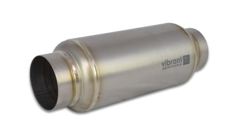 Vibrant Titanium Resonator 3.5in Inlet / 3.5in Outlet x 16in Long - 17535