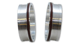 Vibrant Vanjen Aluminum Weld Fittings for 2.5in OD Tubing (for use with part #12565) - Sold In Pairs - 12545