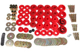 Energy Suspension 68-70 Chevrolet Biscayne/Bel Air/Caprice/Impala Body Mount Set w/ Hardware - Red - 3.4173R