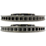 StopTech 07-08 Audi RS4 AeroRotor 2pc Slotted and Zinc Plated Front Rotor (Pair) - 81.113.9931