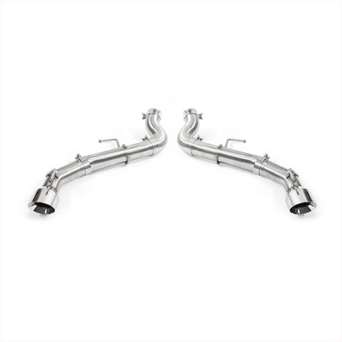 Mishimoto 2016+ Chevrolet Camaro SS Dual-Tip Race Axle-Back Exhaust w/ Polished Tips - MMEXH-CAM8-16ADTRP