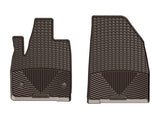 WeatherTech 2017+ GMC Acadia/Acadia Denali Front Rubber Mats - Cocoa - W418CO