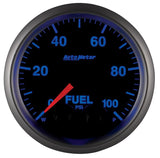Autometer Elite 52mm 0-100 PSI Fuel Pressure Peak & Warn w/ Electronic Control Gauge - 5671