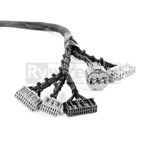 Rywire Honda B-Series OBD1 Tuck Budget Eng Harness w/OBD1 Dist/Inj/Alt/92-95 ECU Plugs (Adapter Req) - RY-B1-BASE