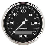 Autometer Old Tyme Black Gauge Kit 6 Pc Ford Truck 53-55 Tach/Mph/Fuel/Oilp/Wtmp/Volt - 7048-OTB